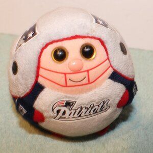 Ty New England Patriots Ball Plush 5 Inch 2013 Stuffed Animal Toy